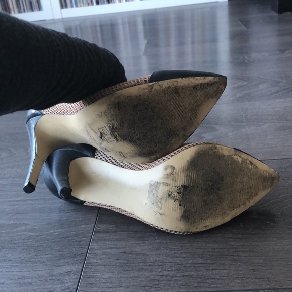 BCBGeneration Mesh ankle Strap Heels - Picture 5 of 7